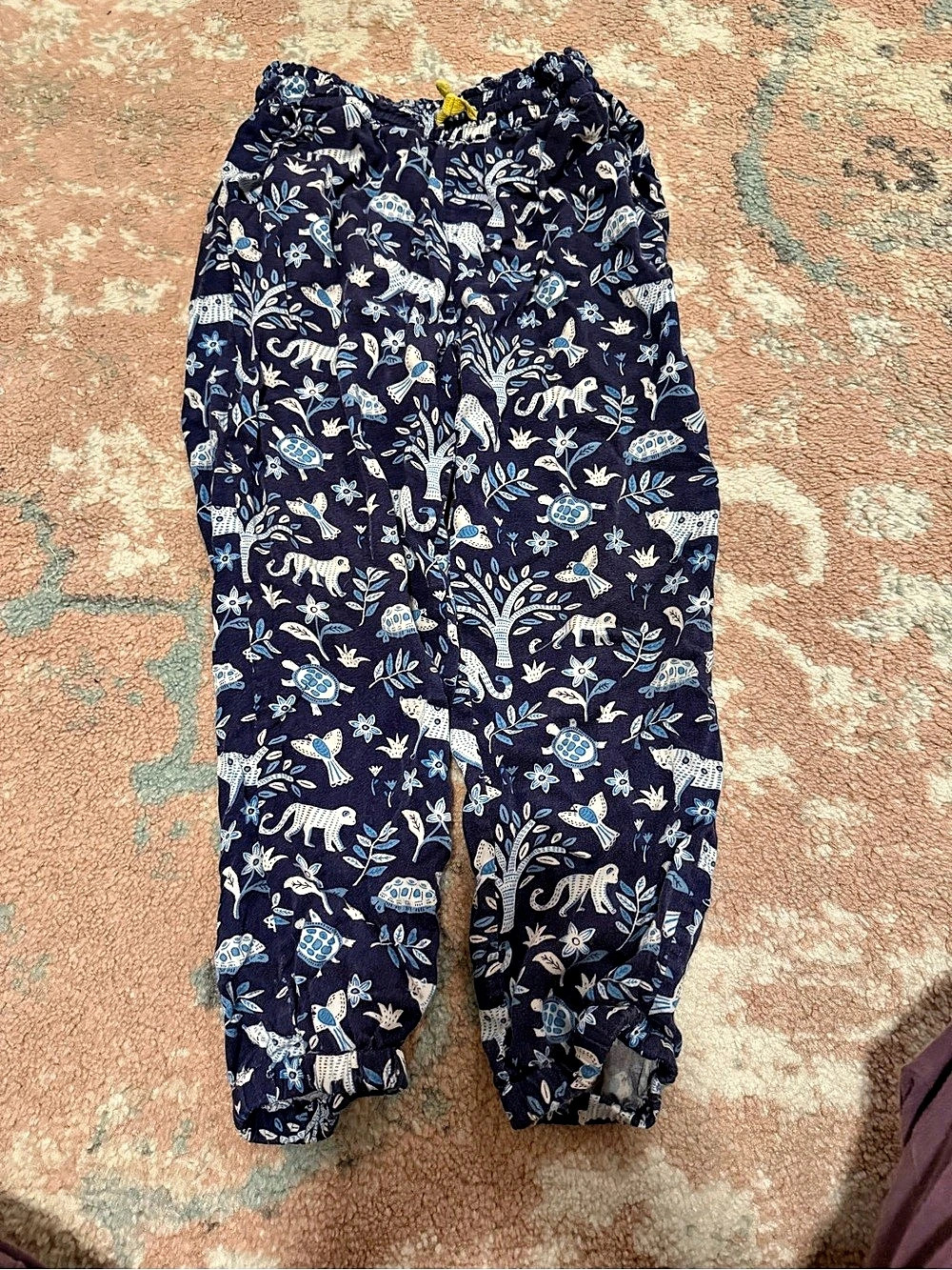 Boden Floral Pants Size 6Y